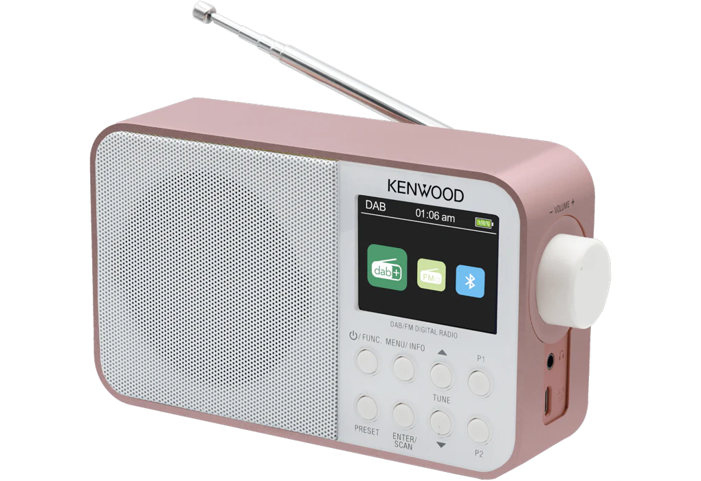 Kenwood CR-M30DAB-R Compact radio met FM, DAB+radio en Bluetooth, 2000 mAH accu - Image 3