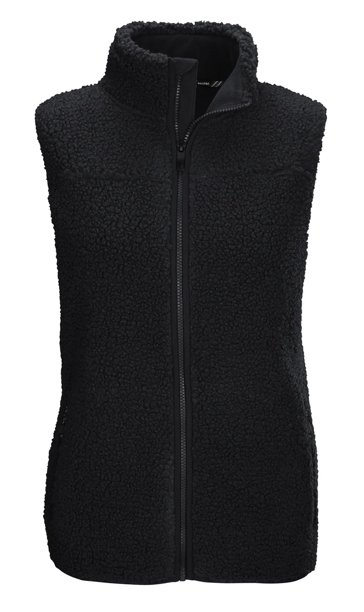 Killtec KOW 7 Sherpa Fleece Bodywarmer Dames - Zwart