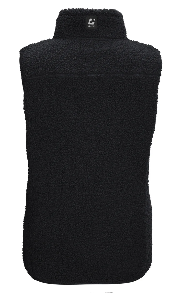 Killtec KOW 7 Sherpa Fleece Bodywarmer Dames - Zwart - Image 2
