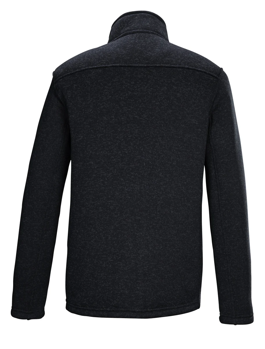 Killtec KOW 73 Gebreid Fleece Vest Heren - Zwart/Blauw - Image 2