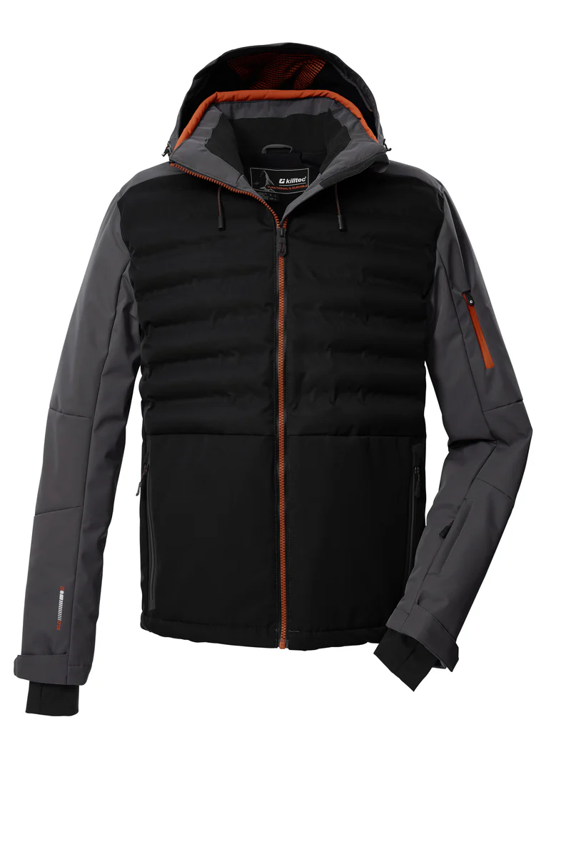 Killtec KSW 72 Ski Jas Heren - Zwart/Grijs