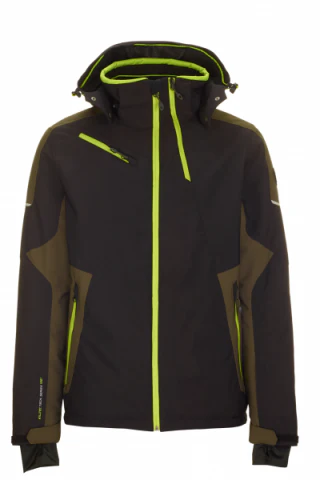 Killtec Stepfen Ski Jas Heren - Zwart/Groen