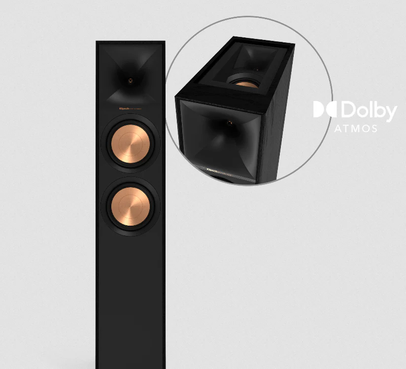 Klipsch R-605FA zwart Dolby Atmos vloerstaande luidspreker - Image 2