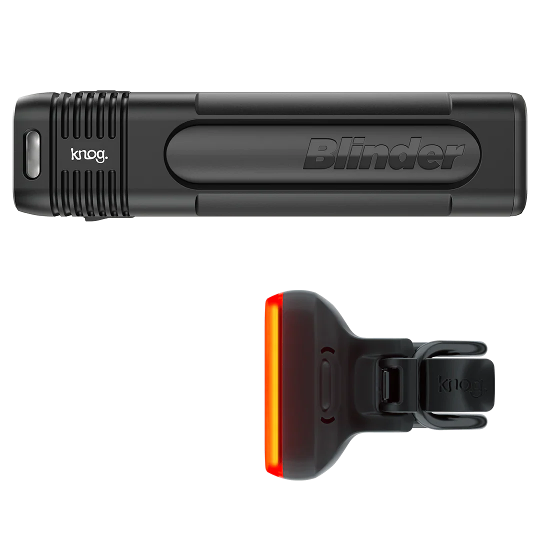 Knog Blinder Pro 900 + Blinder Square Rear Twinpack fietsverlichting set - Image 3