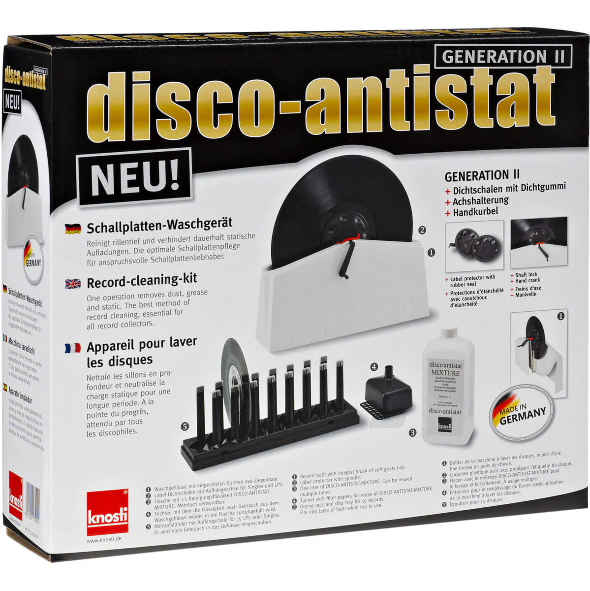 Knosti Disco Antistat II+ Vinyl weer als nieuw met de vinyl-wasmachine generatie 2 - Image 4