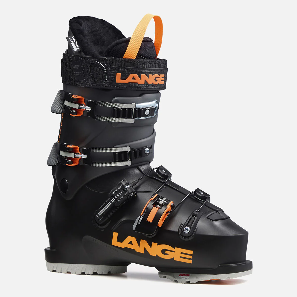 Lange Concept 10 UHV GW piste skischoenen zwart/oranje heren