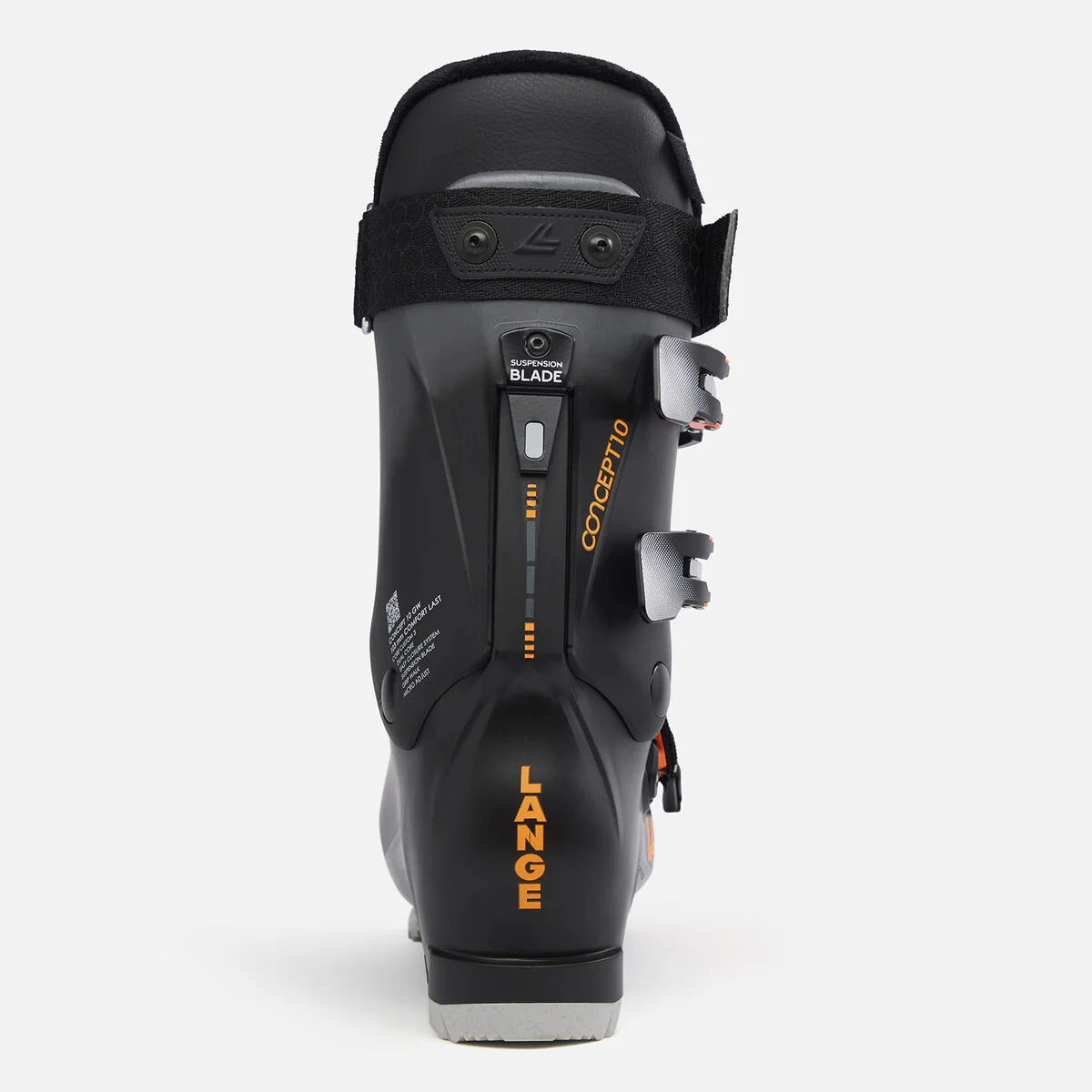 Lange Concept 10 UHV GW piste skischoenen zwart/oranje heren - Image 3