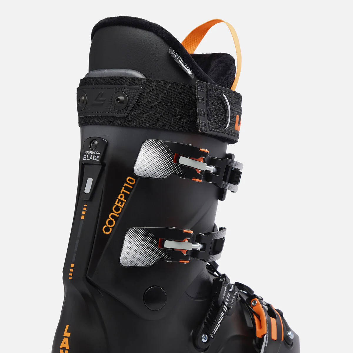 Lange Concept 10 UHV GW piste skischoenen zwart/oranje heren - Image 5
