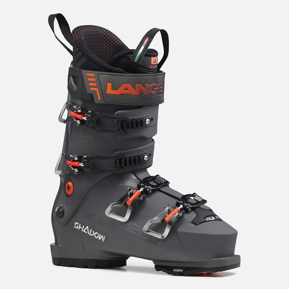 Lange Shadow 120 HV GW all mountain skischoenen grijs/zwart heren