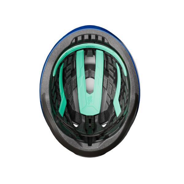 Lazer Z1 KinetiCore race fietshelm Aeroshell blauw/geel - Image 5