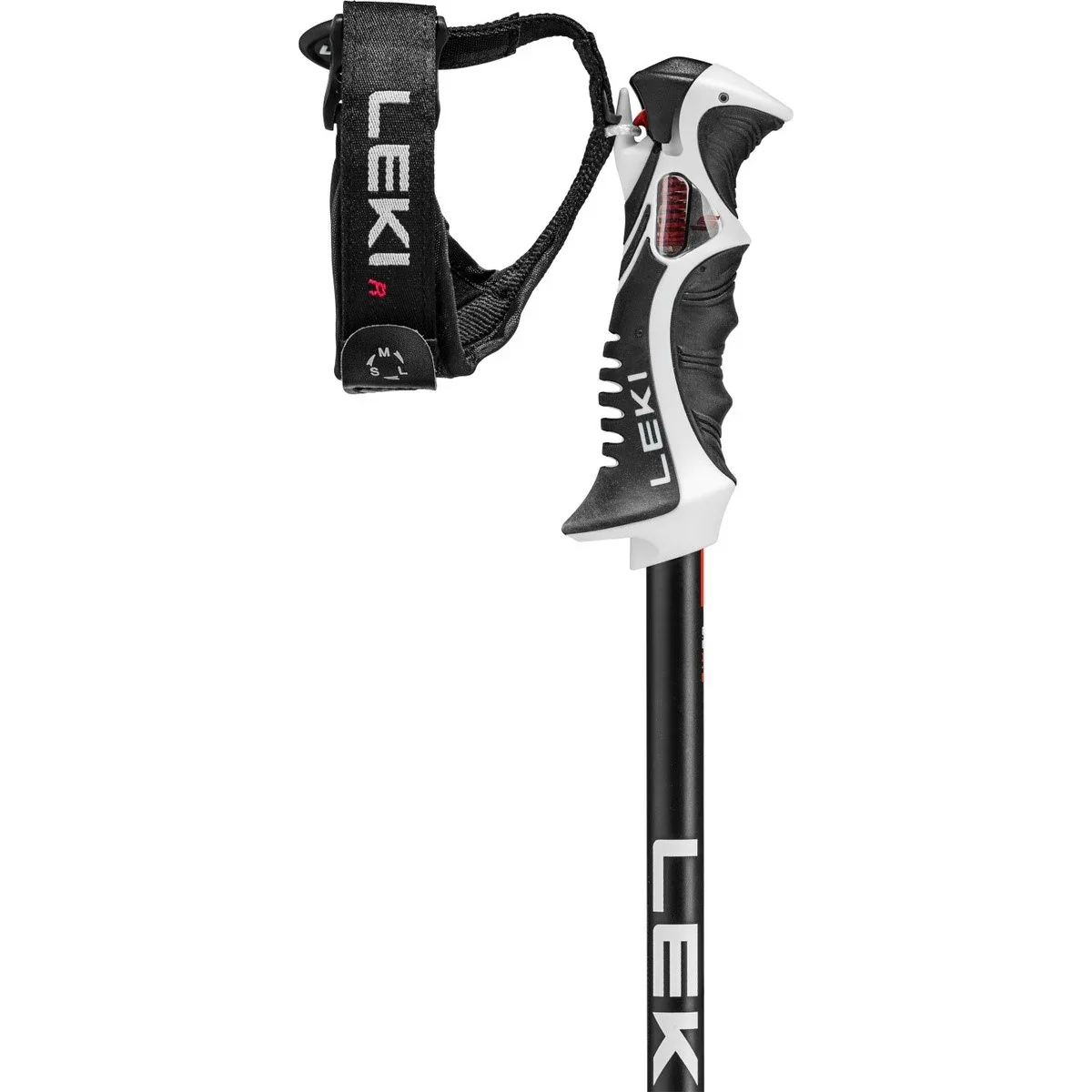 LEKI Bold Lite S skistokken zwart/rood - Image 3