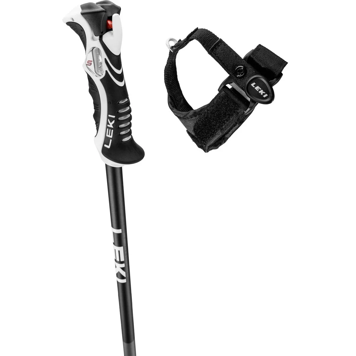 LEKI Bold Lite S skistokken zwart/rood - Image 4