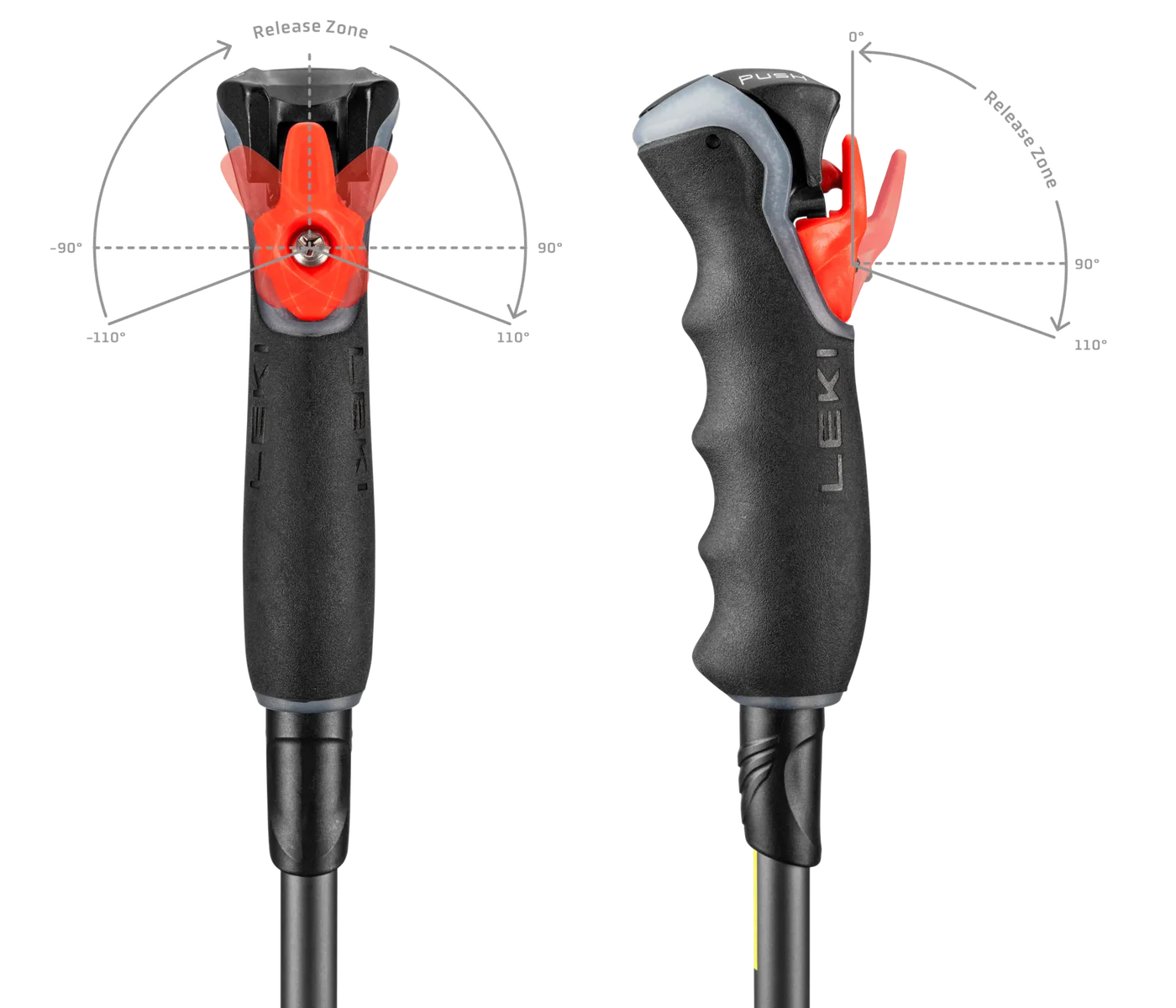 LEKI Carbon 12 3D skistokken zwart/antraciet/geel - Image 7