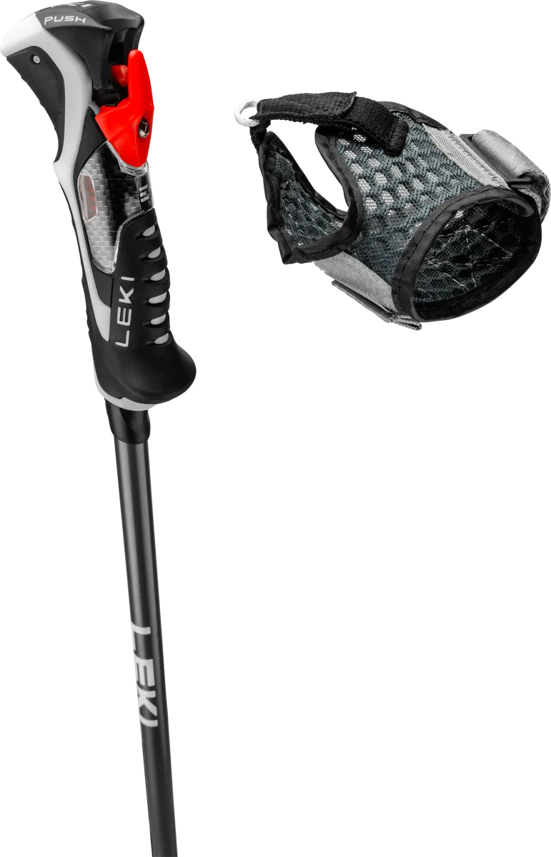LEKI Carbon 14 3D skistokken zwart/grijs/rood - Image 6