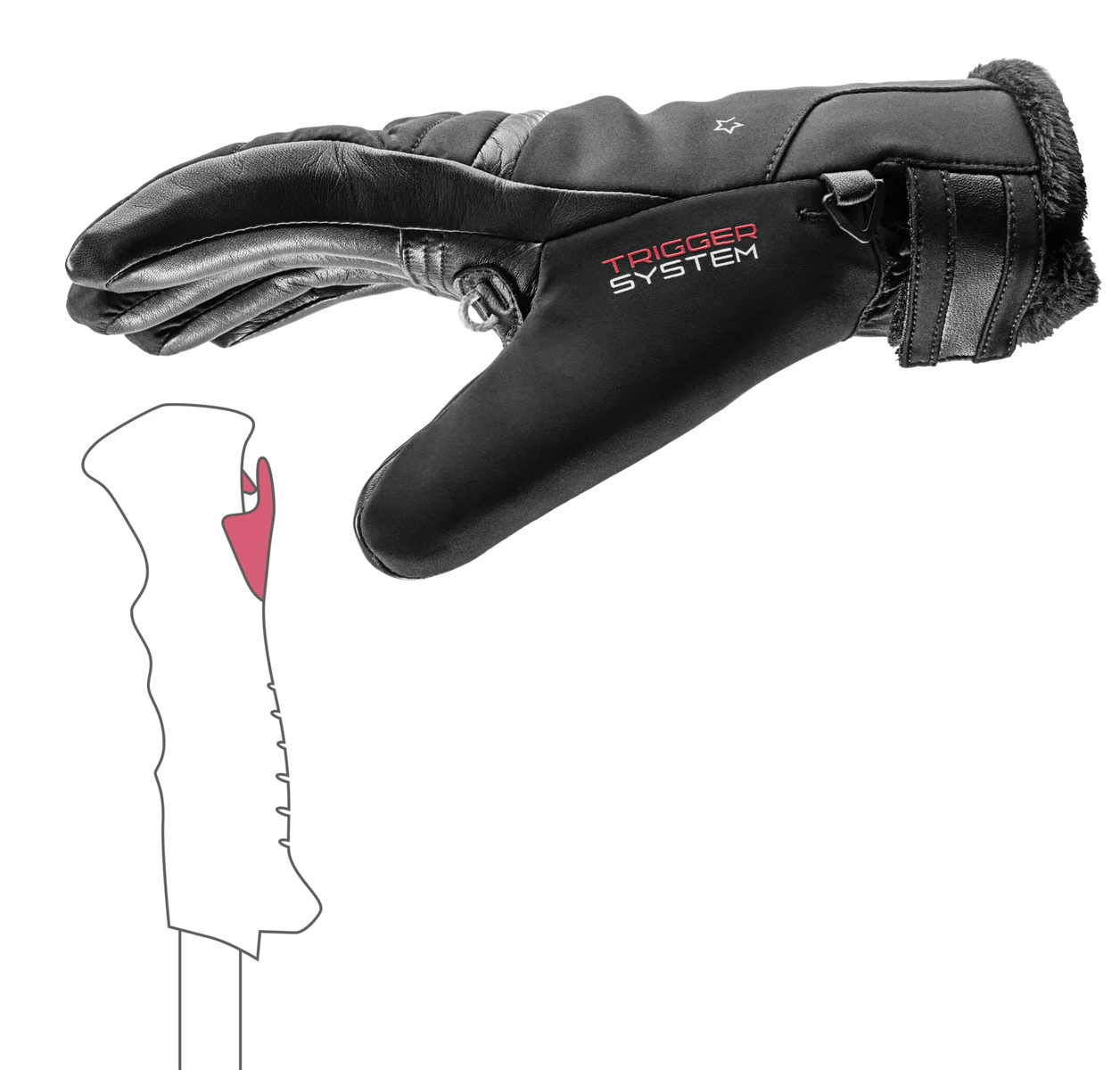 LEKI Snowfox 3D Skihandschoenen Dames - Zwart - Image 3