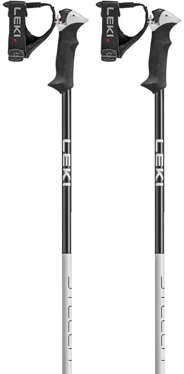 LEKI Stella S Dames Skistokken - Wit/Antraciet
