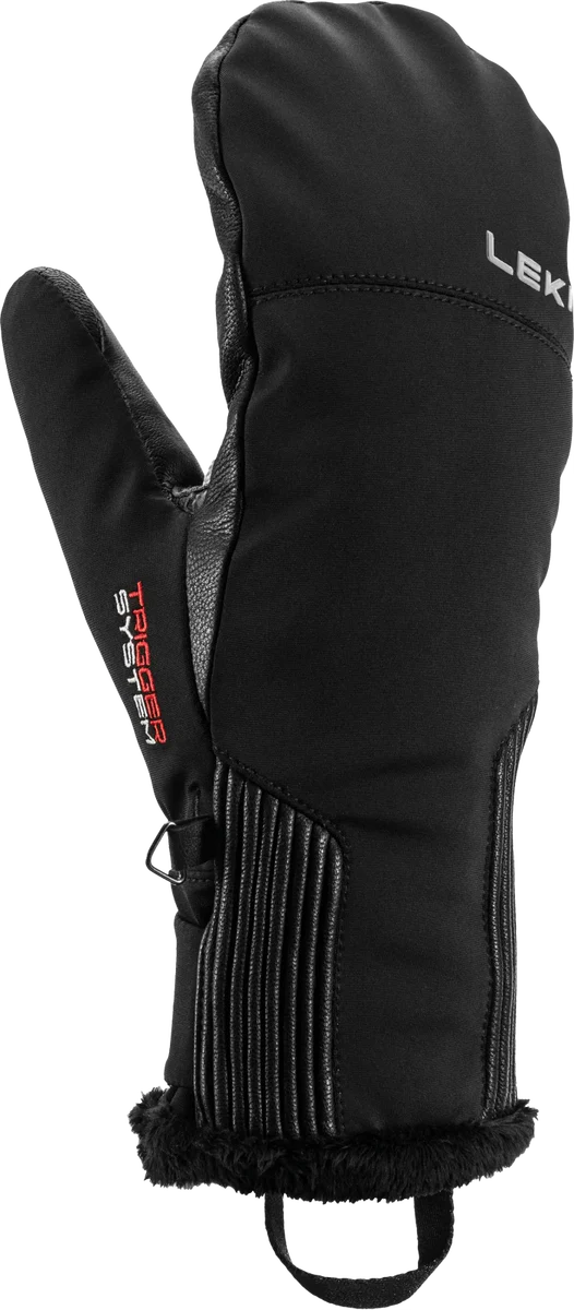 LEKI Vallarta 3D Mitten Skiwanten Dames - Zwart