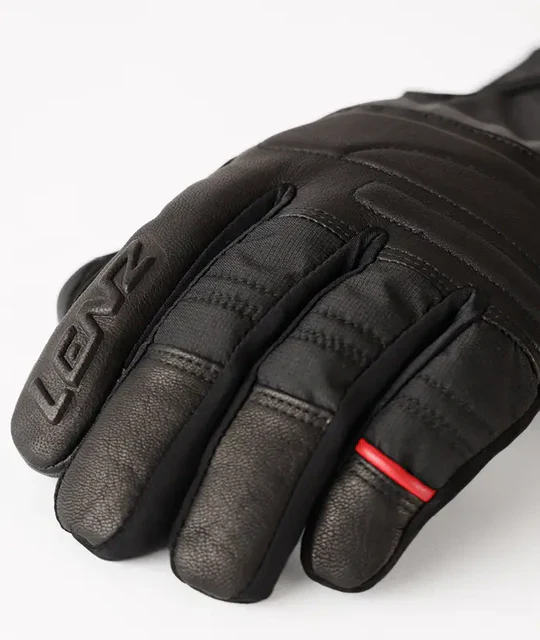 Lenz Heat Glove 6.0 Finger Cap verwarmde skihandschoenen zwart - Image 3