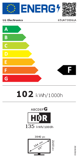 LG 65UA73006LA Ultra HD 4K Smart Televisie - Image 6