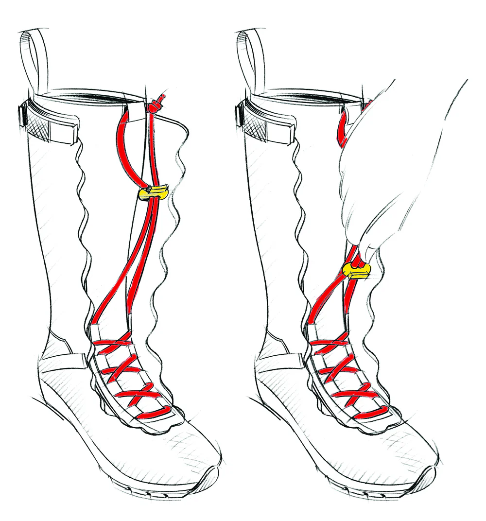 Lizard Spin Boot zeillaarzen lichtgrijs dames - Image 2