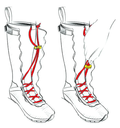 Lizard Spin Boots zeillaarzen zilver dames - Image 2