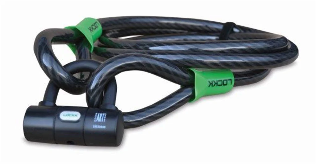 Lockk Kabelslot 2.5 m 20 mm met beugelslot ART-1/CCV/SCM gecertificeerd