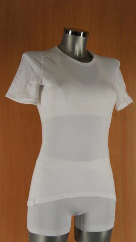 Loffler Warm Thermoshirt Korte Mouw Dames - Wit