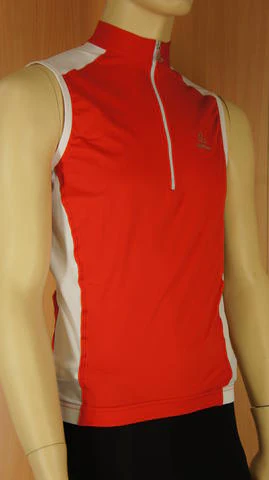 Loffler Hot Bond SL fietsshirt zonder mouwen rood heren - Image 2