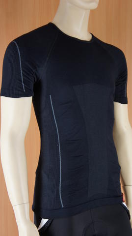Loffler Naadloos Thermoshirt Warm Korte Mouwen Heren - Zwart - Image 2