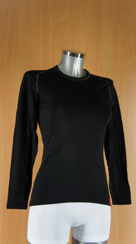 Loffler Warm Thermoshirt Lange Mouw Dames - zwart