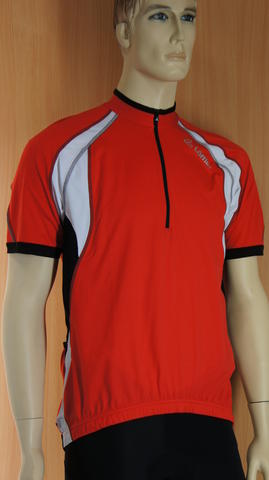Loffler Tricot Performance fietsshirt korte mouwen rood heren - Image 2
