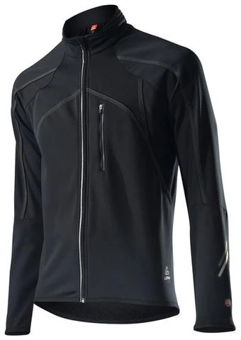 Loffler WS softshell fiets windjack zwart heren
