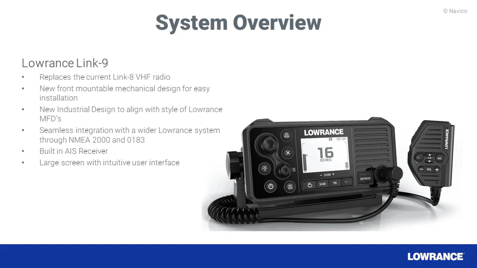 Lowrance Link-9 marifoon met AIS - Image 3