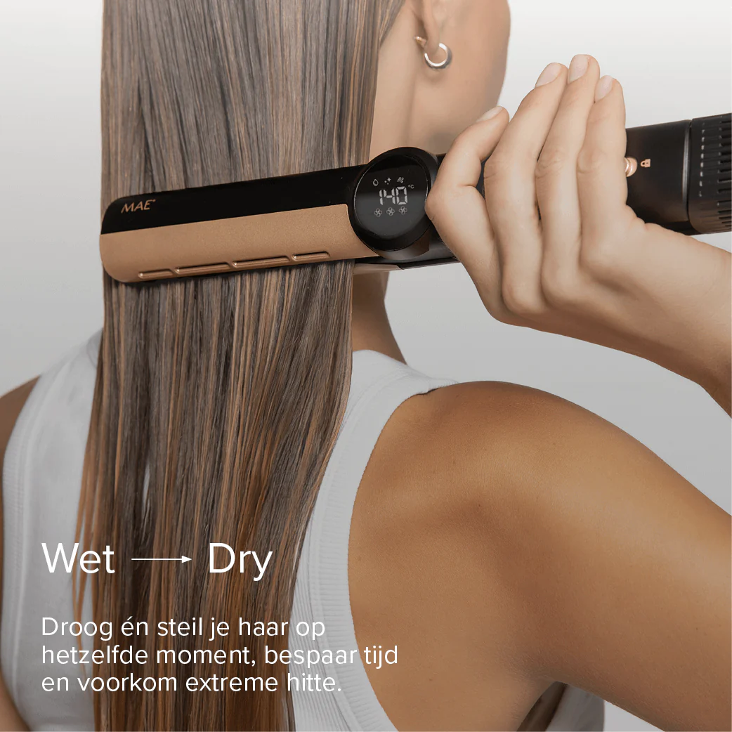 MAE Wet2Dry stijltang zwart - Image 2