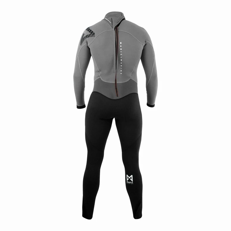 Magic Marine Brand Fullsuit 3/2 mm wetsuit grijs unisex - Image 2