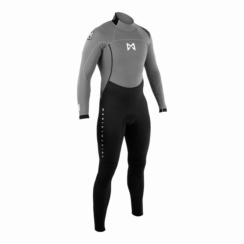 Magic Marine Brand Fullsuit 3/2 mm wetsuit grijs unisex - Image 3