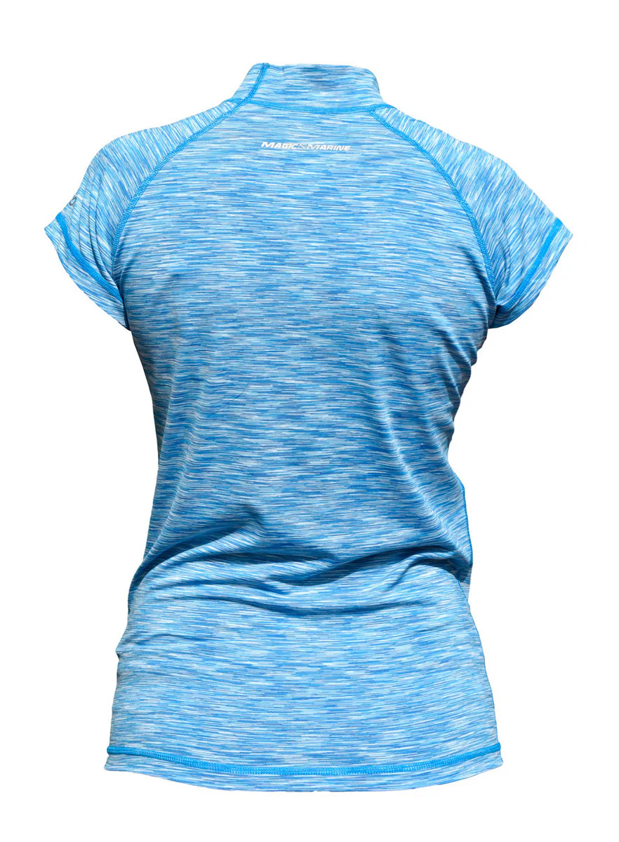Magic Marine Cube Rash Vest Capsleeve dames met korte mouwen - Image 2