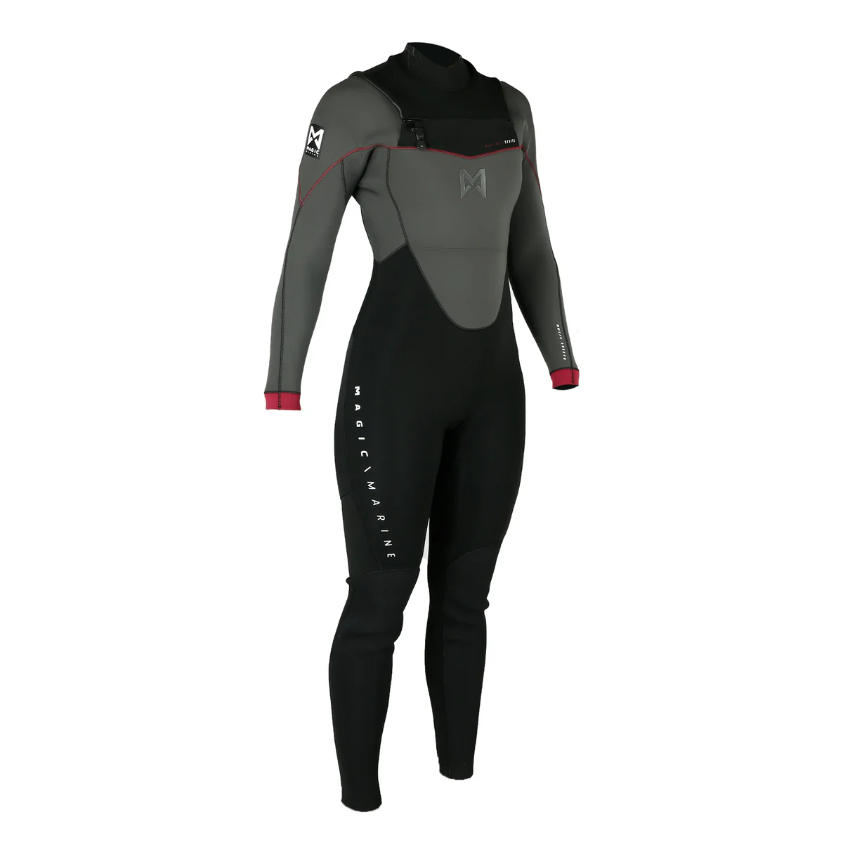 Magic Marine Elite fullsuit 4/3 mm wetsuit zwart dames