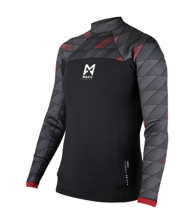 Magic Marine Racing Vest Neoprene winter 3 mm Flatlock heren wetsuit top - Image 3