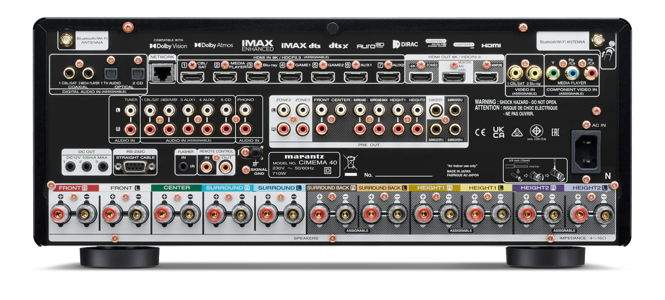 Marantz Cinema40/N1SG Topklasse netwerk versterker met HEOS streamer - Image 2
