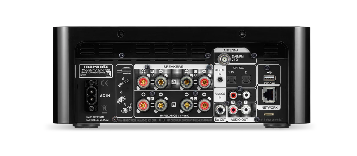 Marantz M-CR612/N1SG stereo-receiver met ingebouwde CD speler - Image 2