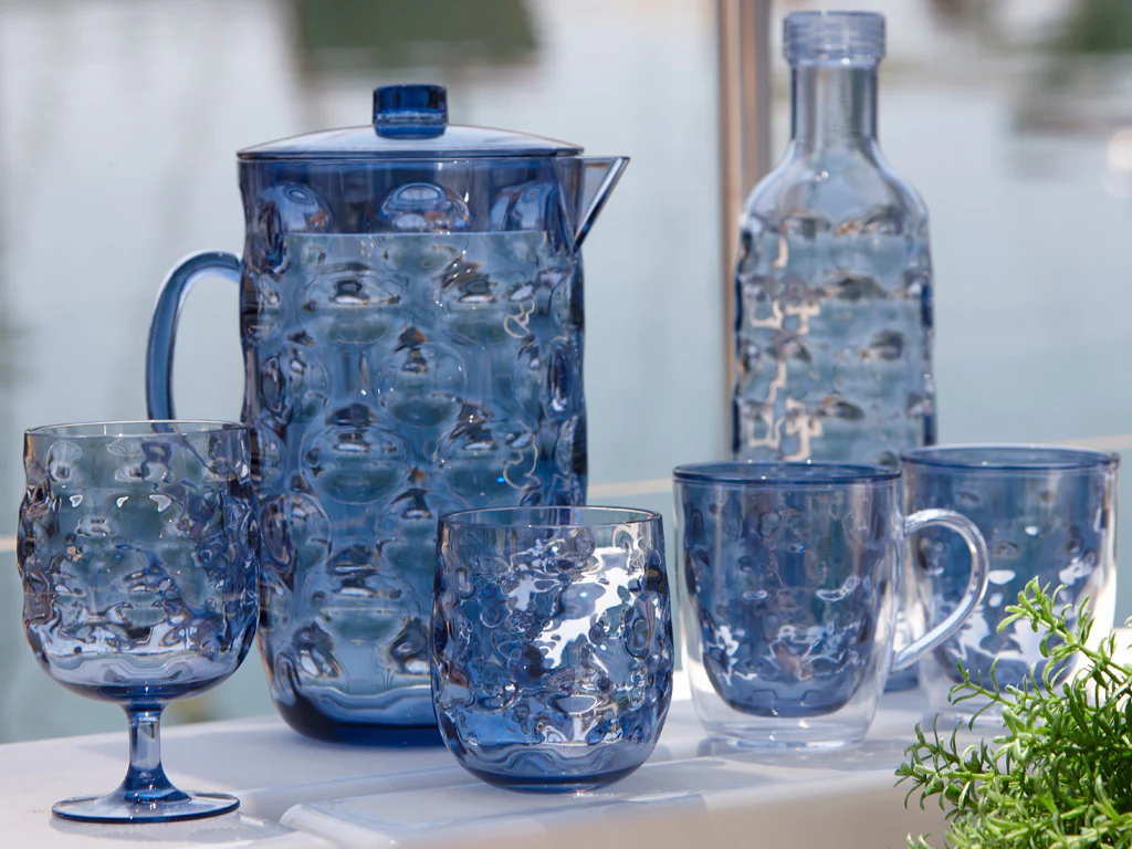 Marine Business Scheepsservies Moon Waterglazen set 6 stuks blauw - Image 2