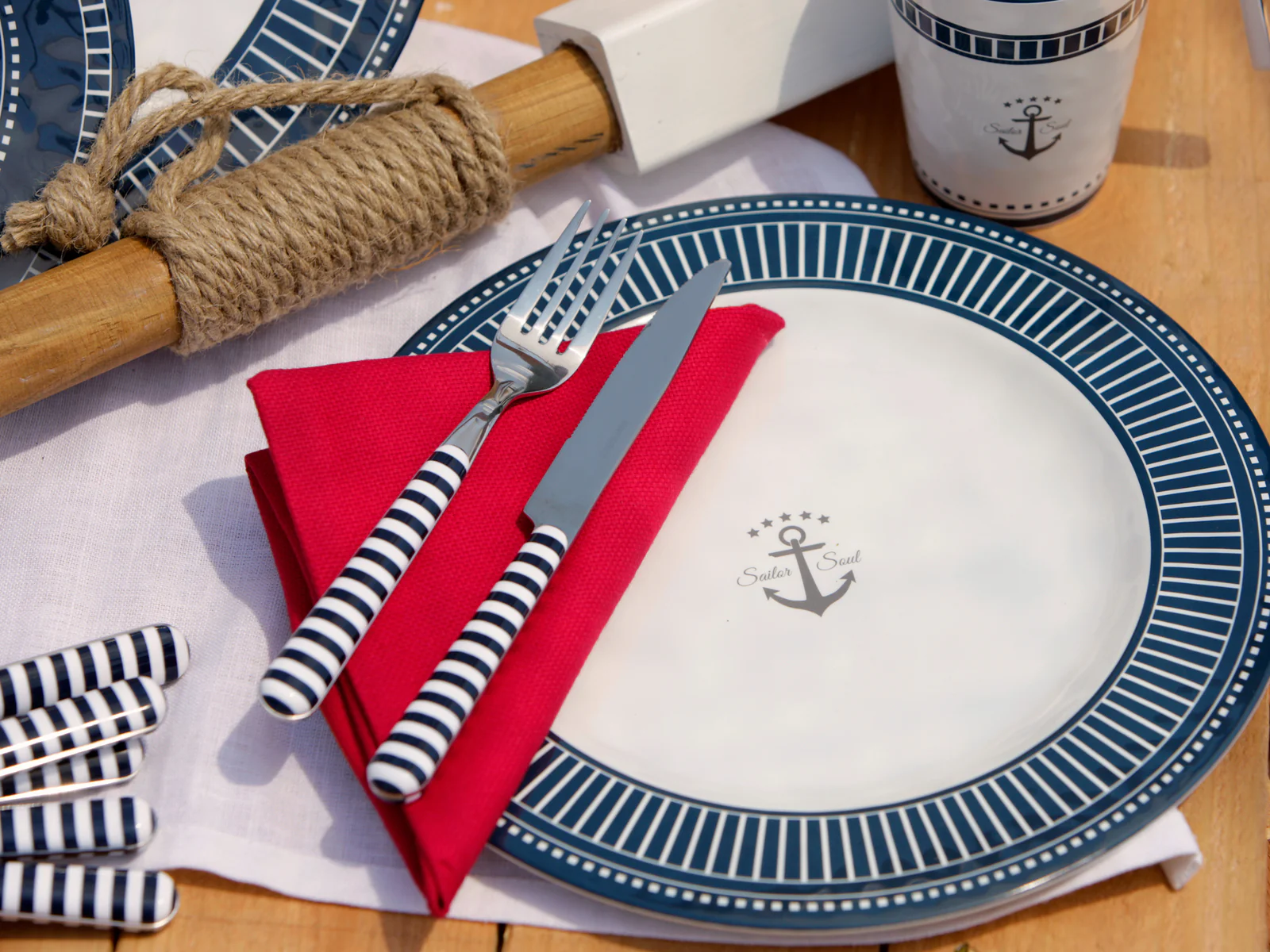 Marine Business Scheepsservies Sailor Soul Diepe borden set 6 stuks - Image 2