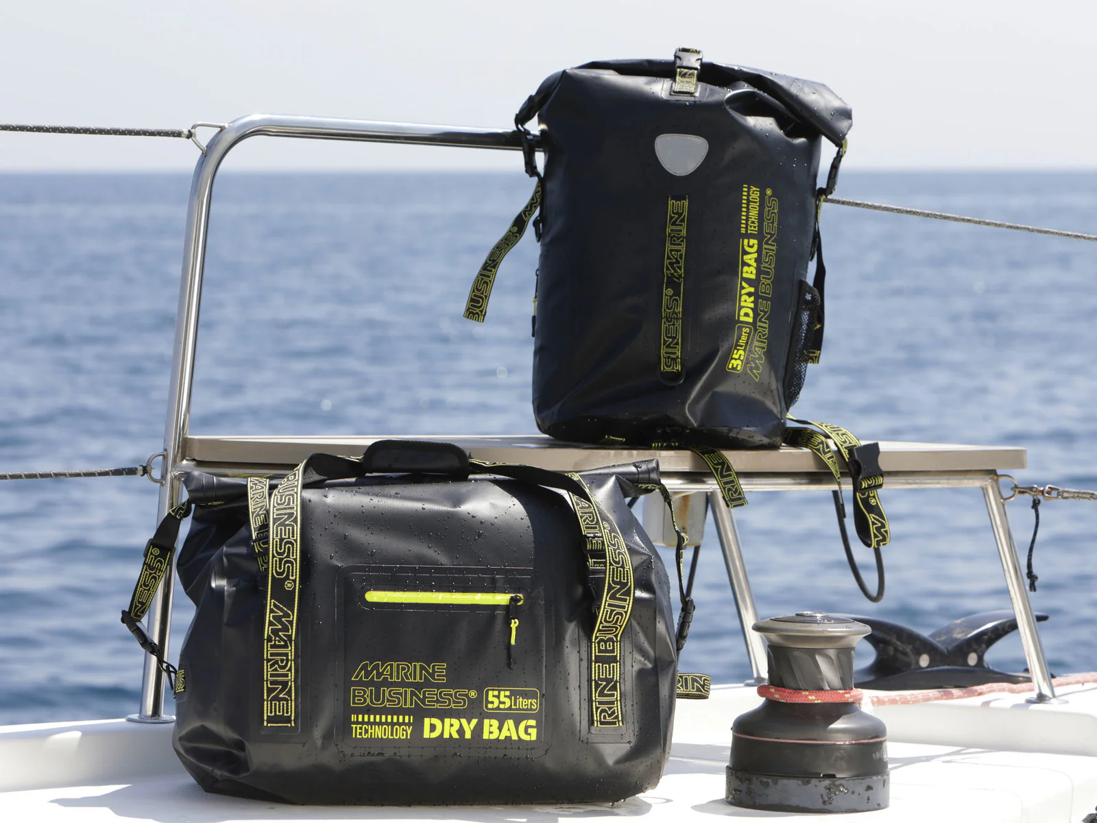 Marine Business Thalassa Weekendtas Waterdicht 55L - Zwart - Image 2