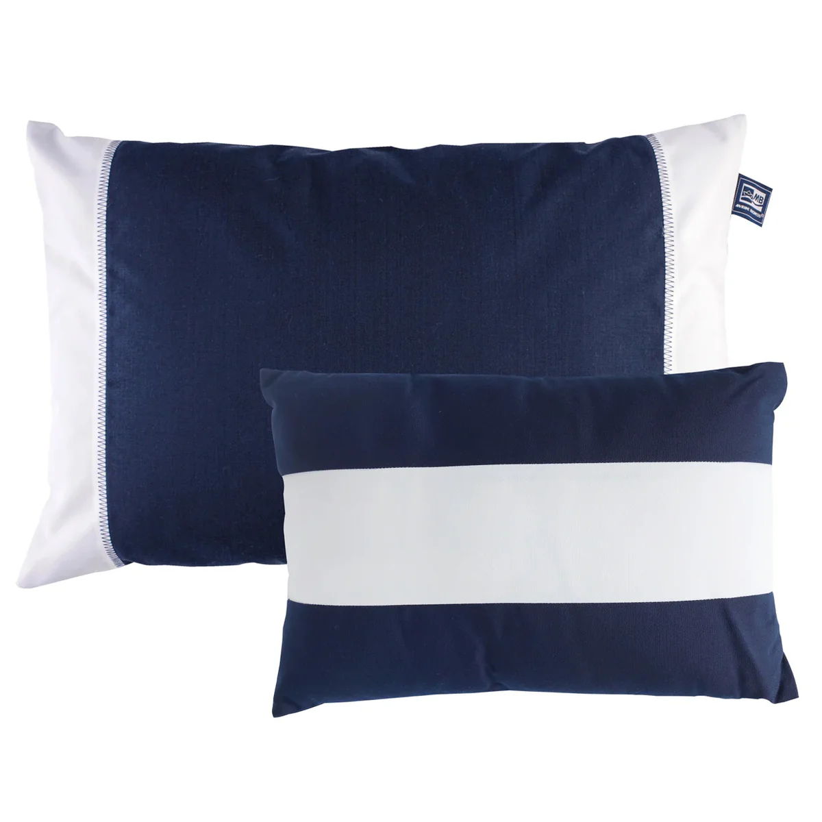 Marine Business Waterproof Kussenset Groot & Klein - Navy/Wit