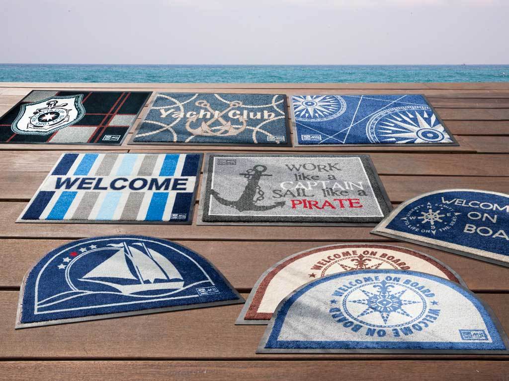 Marine Business Welcome On Board Scheepsmat nonslip bruin - Image 2