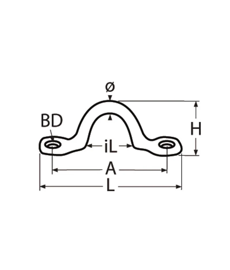 Marinetech 814067404 Gaffelterminal Gedraaid 4mm x 86mm - Image 3