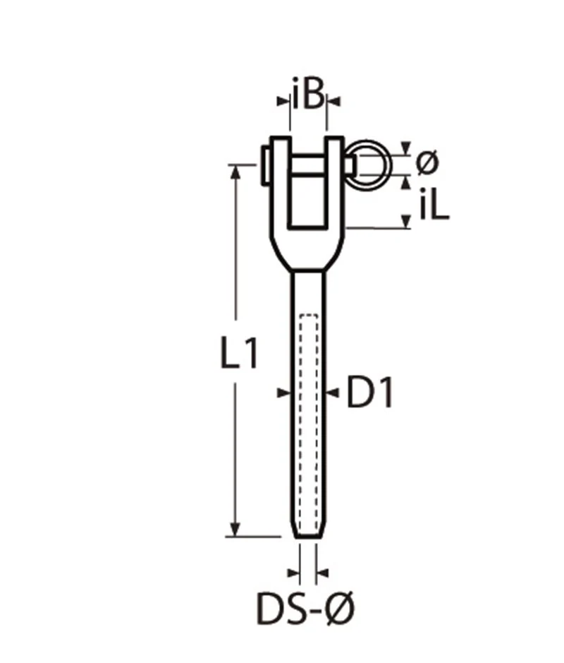 Marinetech 814067404 Gaffelterminal Gedraaid 4mm x 86mm - Image 5