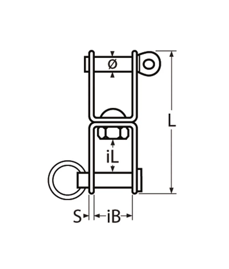 Marinetech 8364212 47 Dubbele Plaatwartel 12x47 mm - Image 2