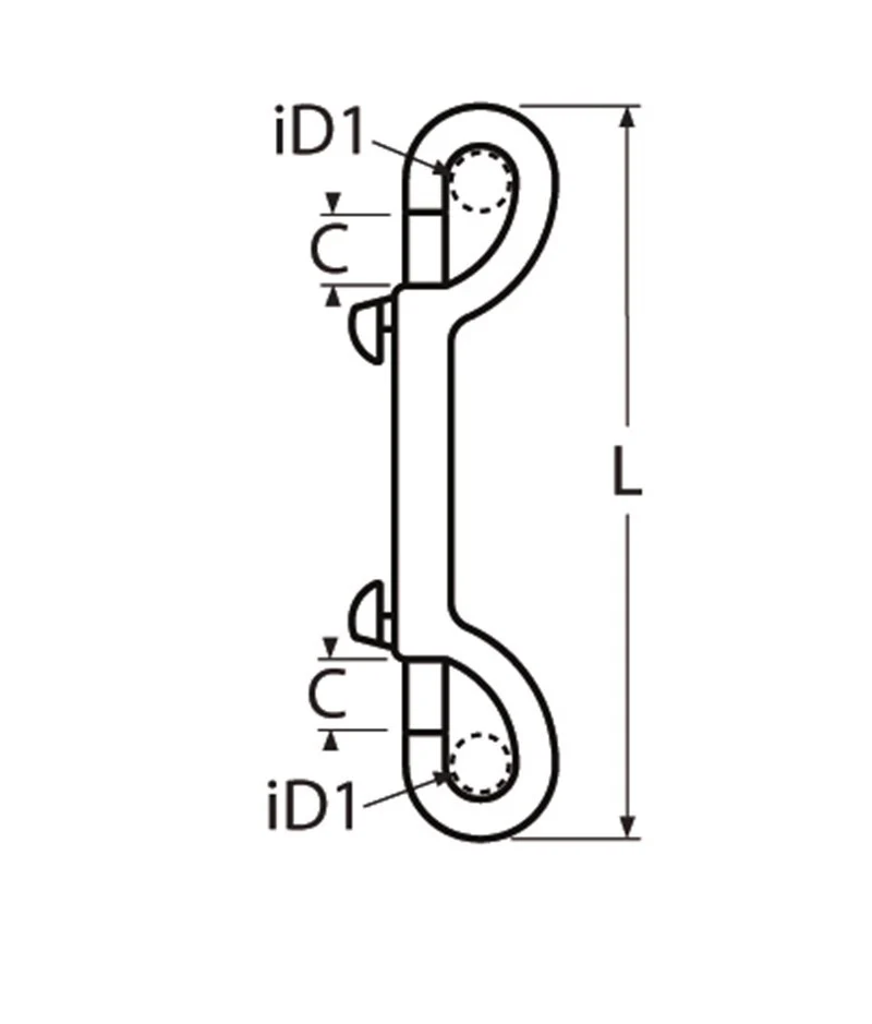 Marinetech 84164115 Dubbele Musketonhaak 115mm BL: 200kg - Image 3
